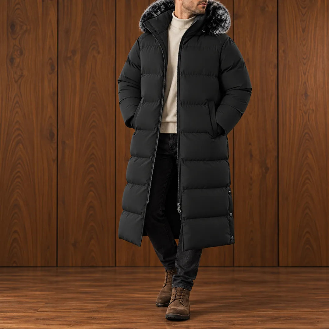 Long Fur Hood Coat