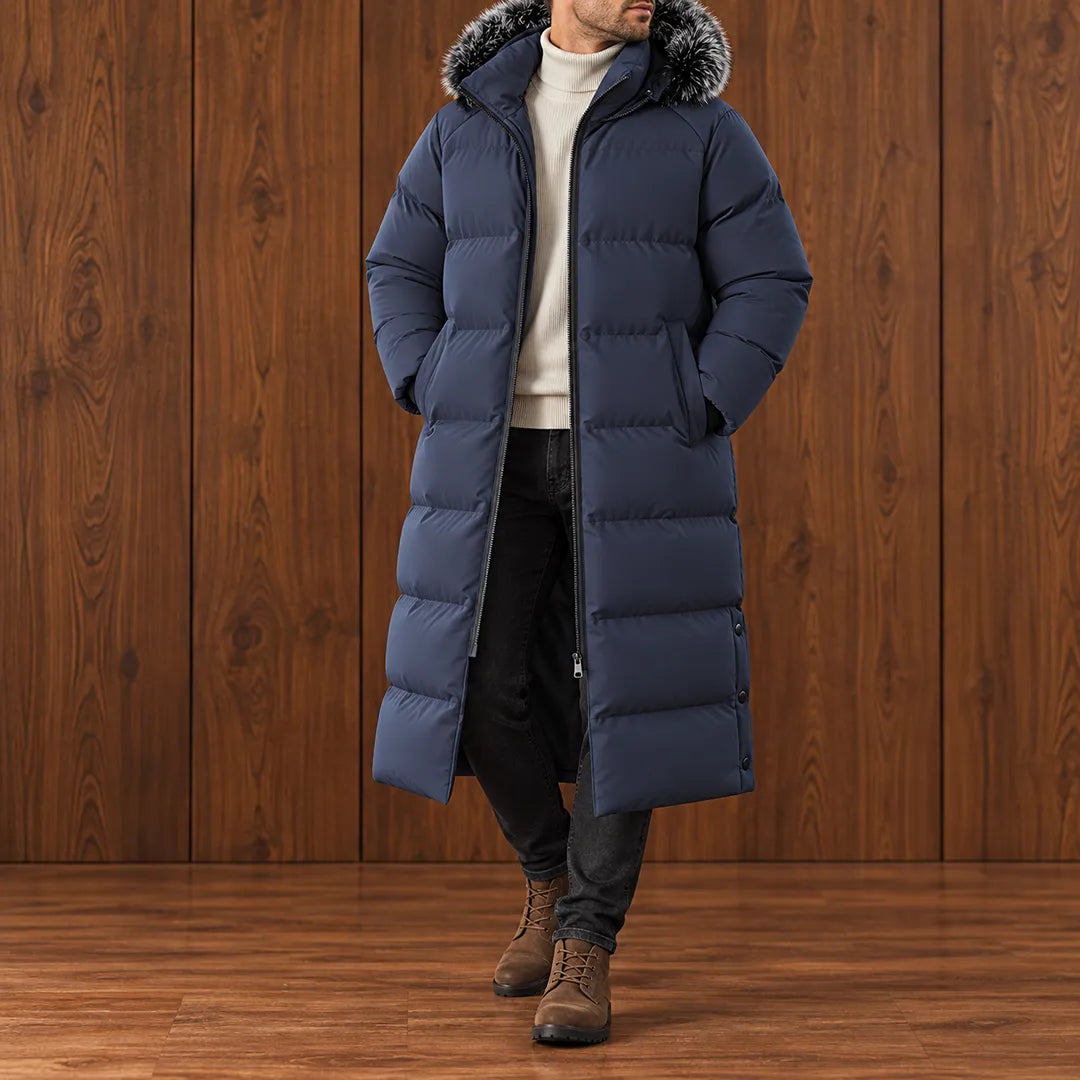Long Fur Hood Coat