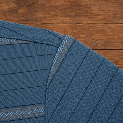 Long Sleeve Striped Polo