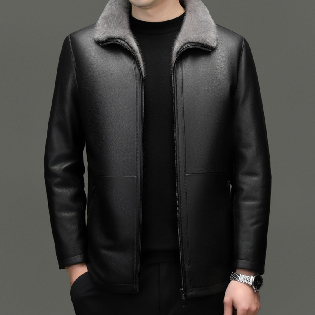 OPULENT SHEEPSKIN FUR JACKET