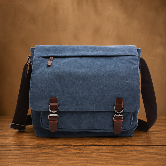 Vintage Canvas Messenger Bag