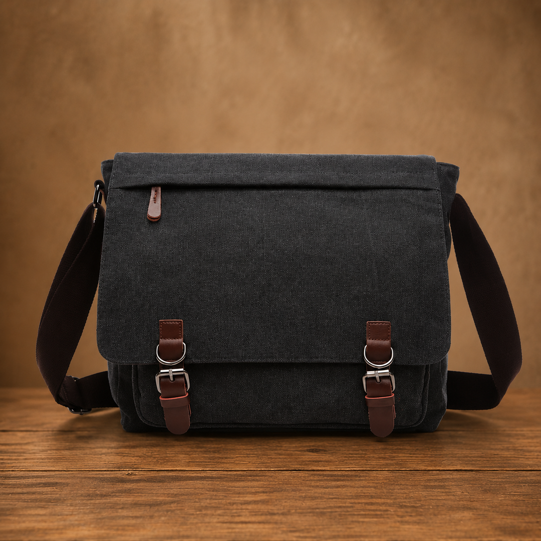 Vintage Canvas Messenger Bag