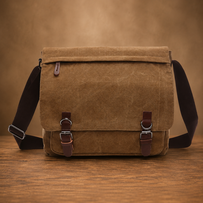 Vintage Canvas Messenger Bag