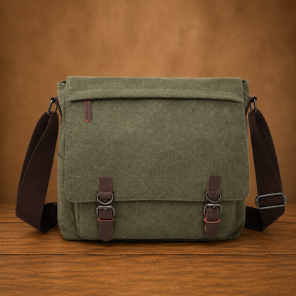 Vintage Canvas Messenger Bag