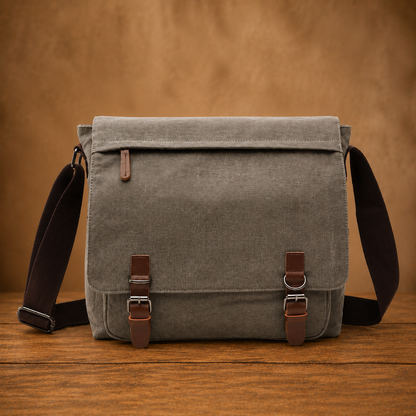 Vintage Canvas Messenger Bag