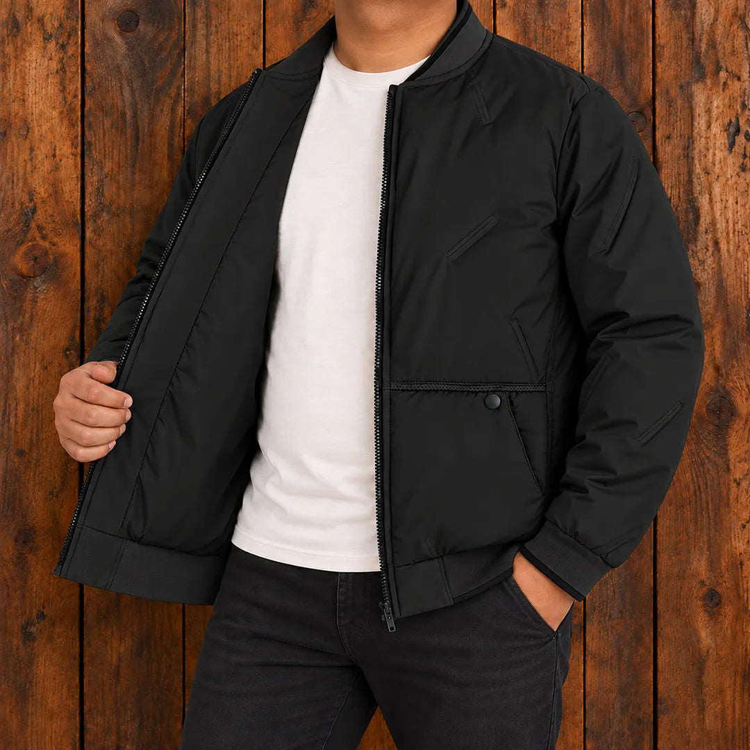 Modern Bomber Style Jacket
