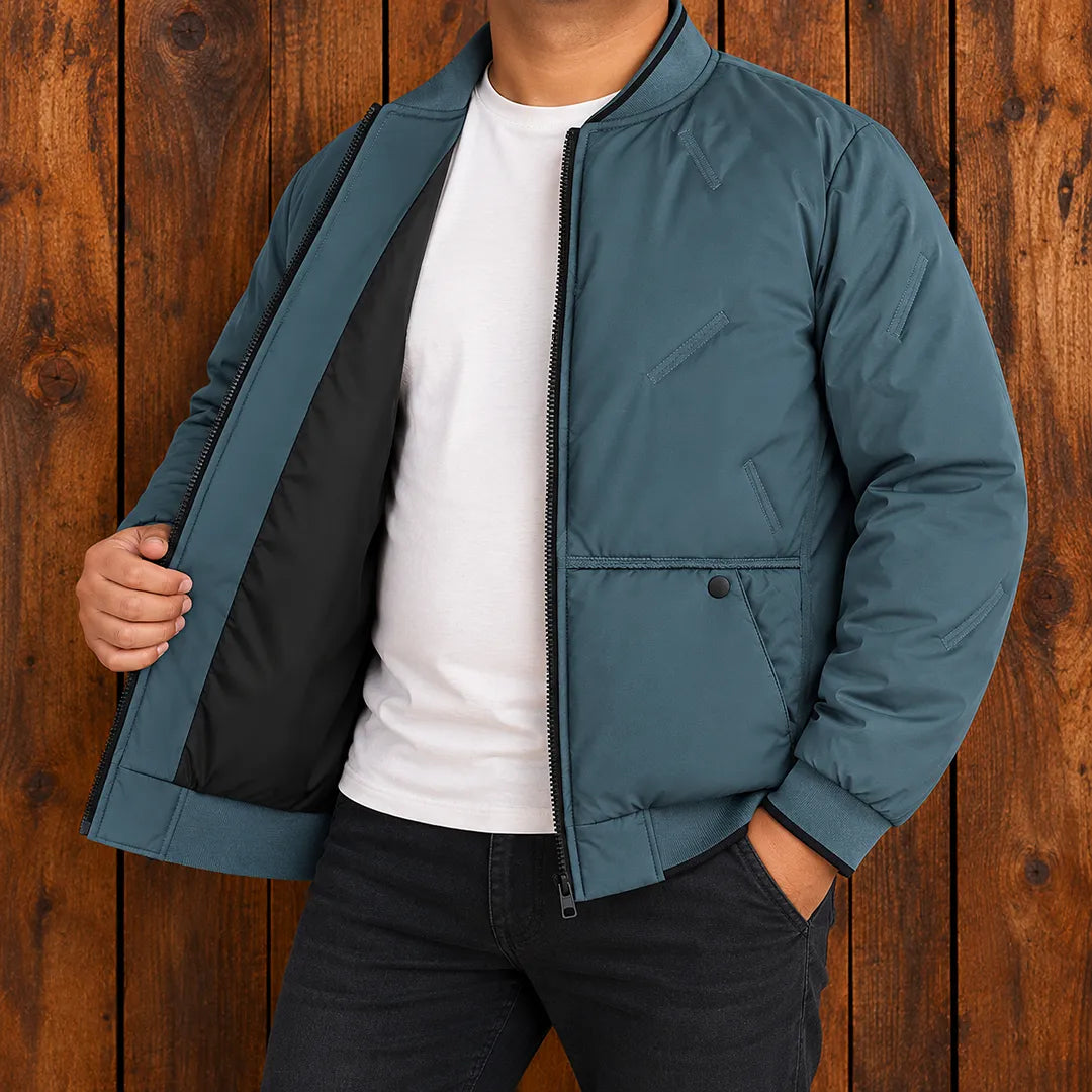 Modern Bomber Style Jacket