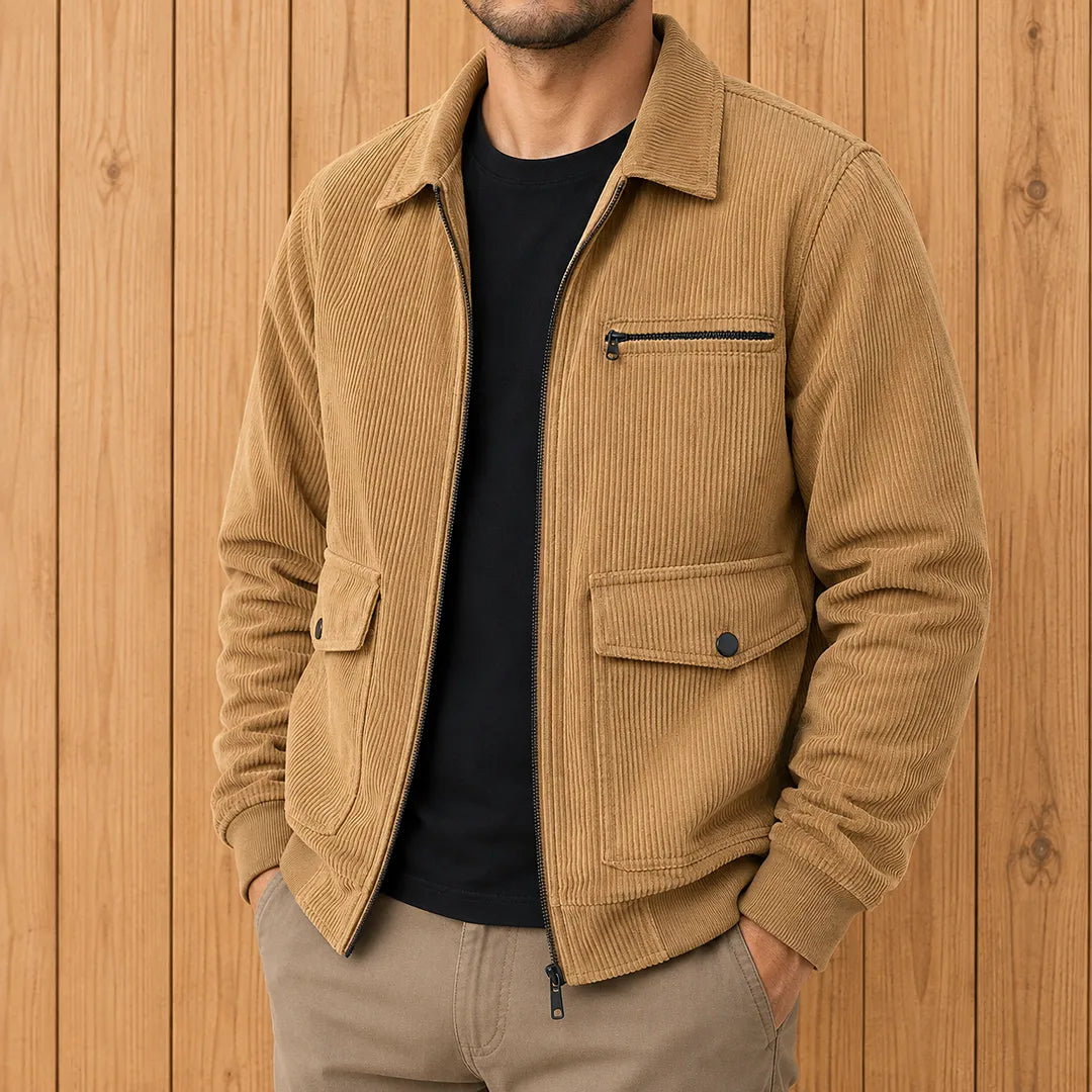 Modern Casual Zipped Jacket