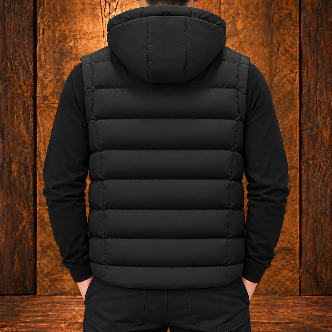 Modern Hooded Puffer Vest