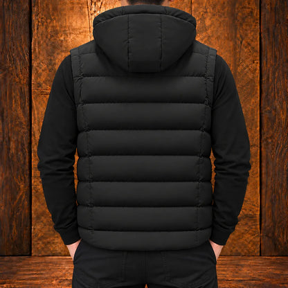Modern Hooded Puffer Vest