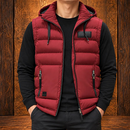 Modern Hooded Puffer Vest
