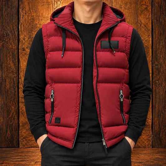 Modern Hooded Puffer Vest