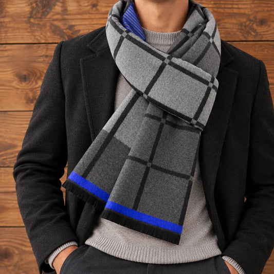 Modern Plaid Scarf