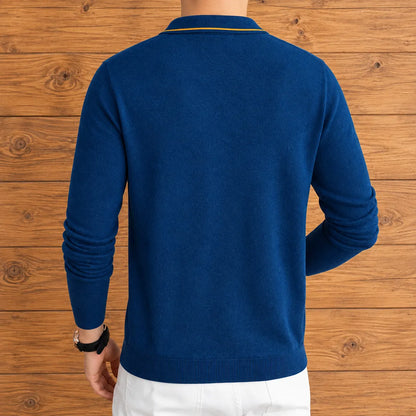 Modern Polo Sweater