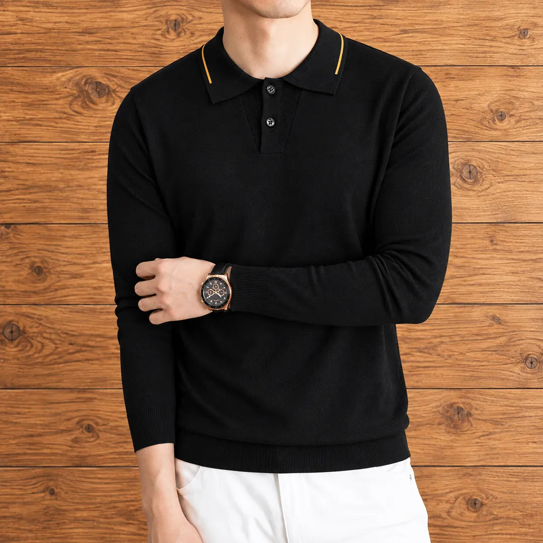 Modern Polo Sweater