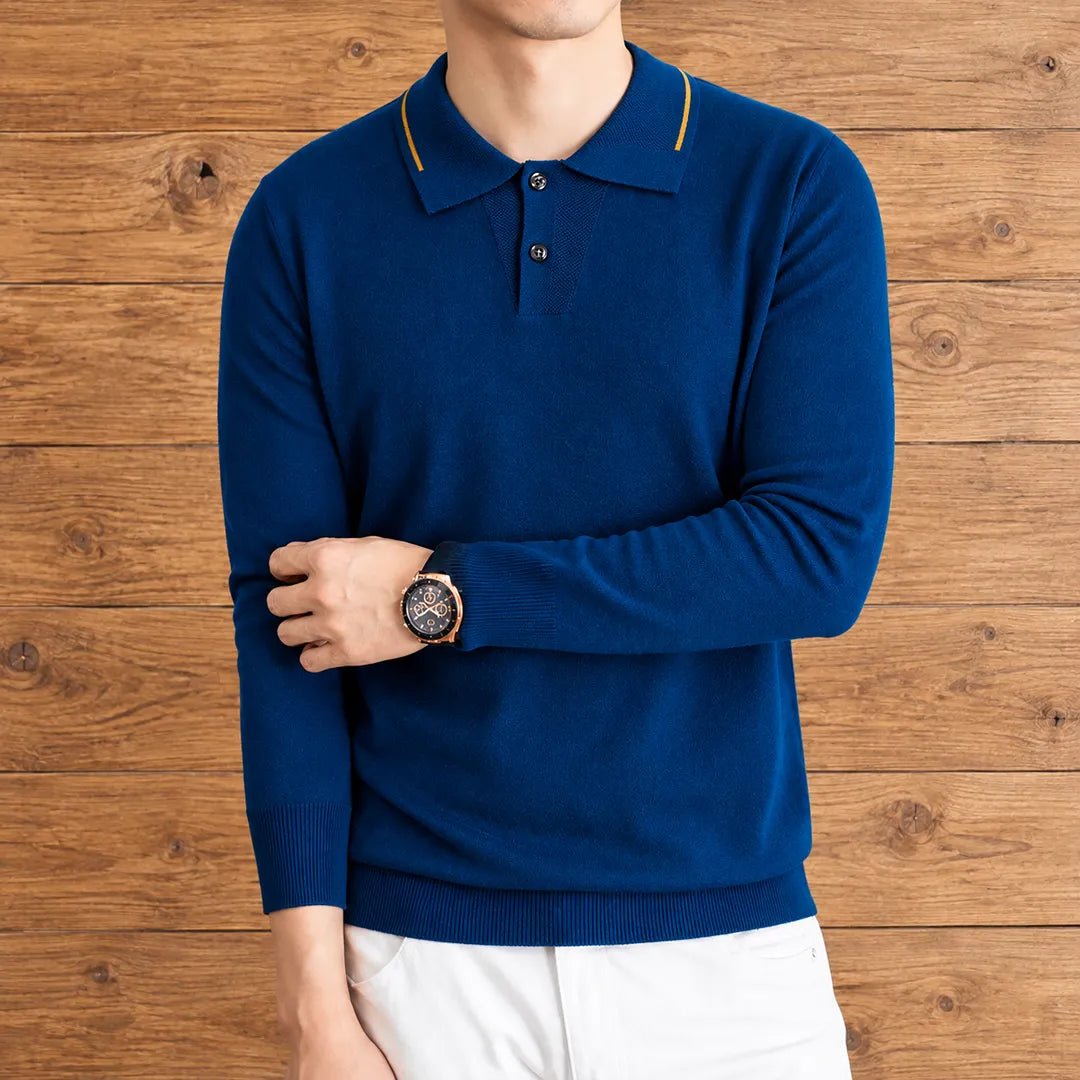 Modern Polo Sweater