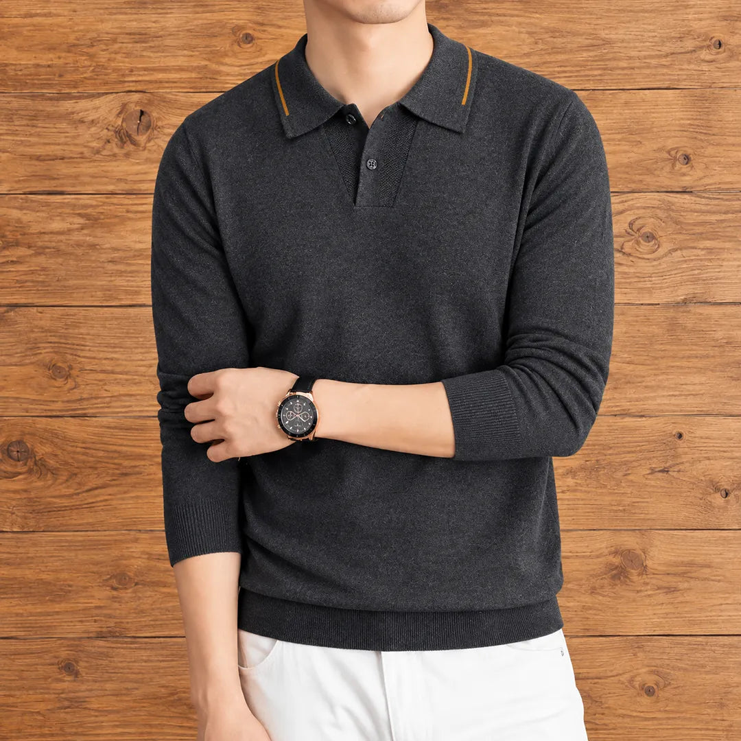 Modern Polo Sweater