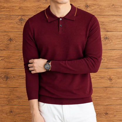 Modern Polo Sweater