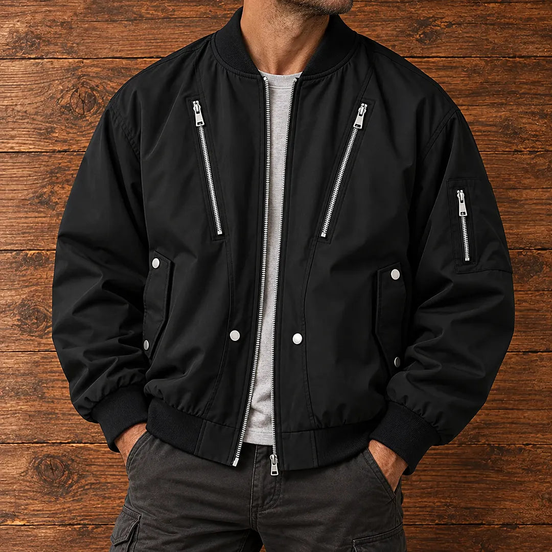 Modern Utility Bomber Jacket