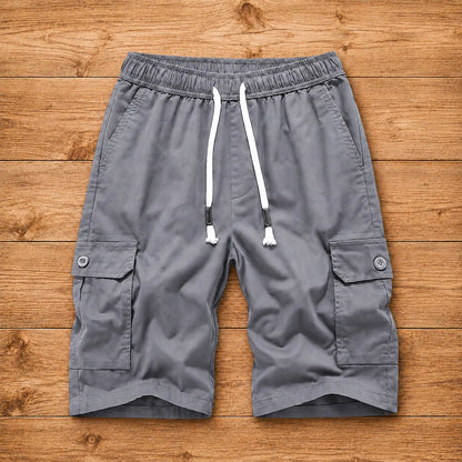 Multi-Pocket Casual Shorts