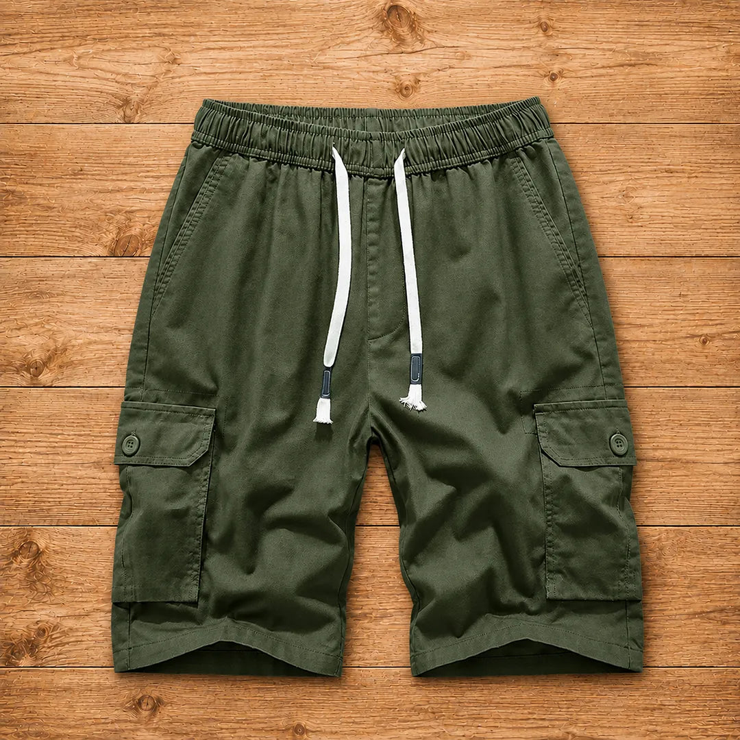 Multi-Pocket Casual Shorts