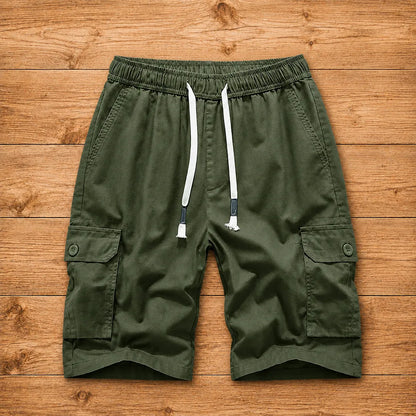 Multi-Pocket Casual Shorts