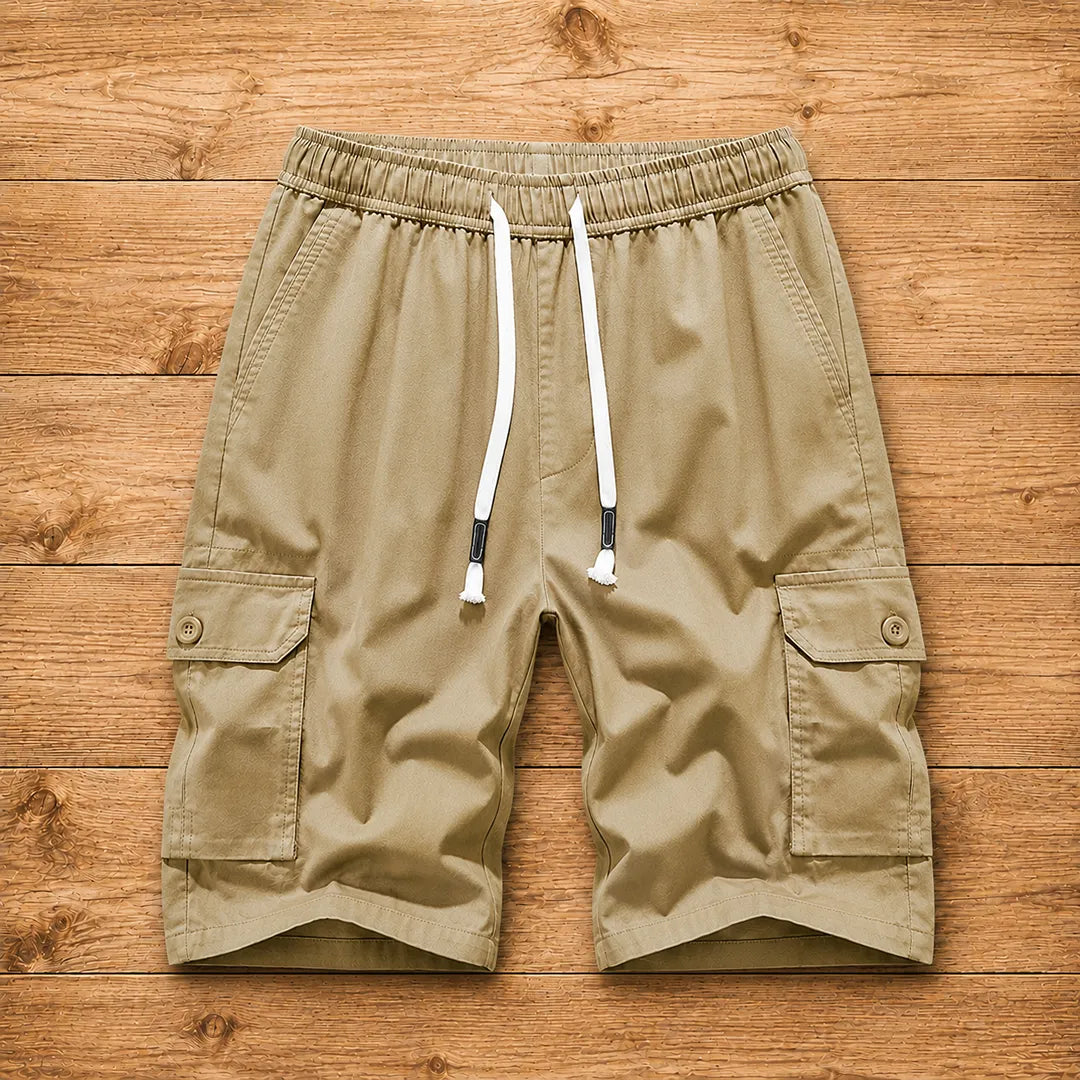 Multi-Pocket Casual Shorts