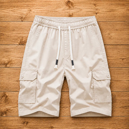 Multi-Pocket Casual Shorts