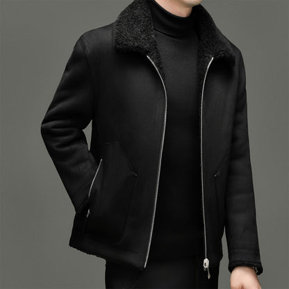 PREMIUM FLEECE LEATHER JACKET