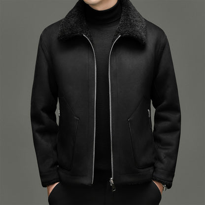 PREMIUM FLEECE LEATHER JACKET