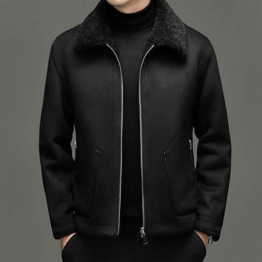 PREMIUM FLEECE LEATHER JACKET