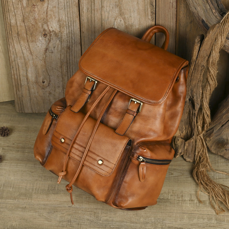 LEATHER EXPLORER BACKPACK
