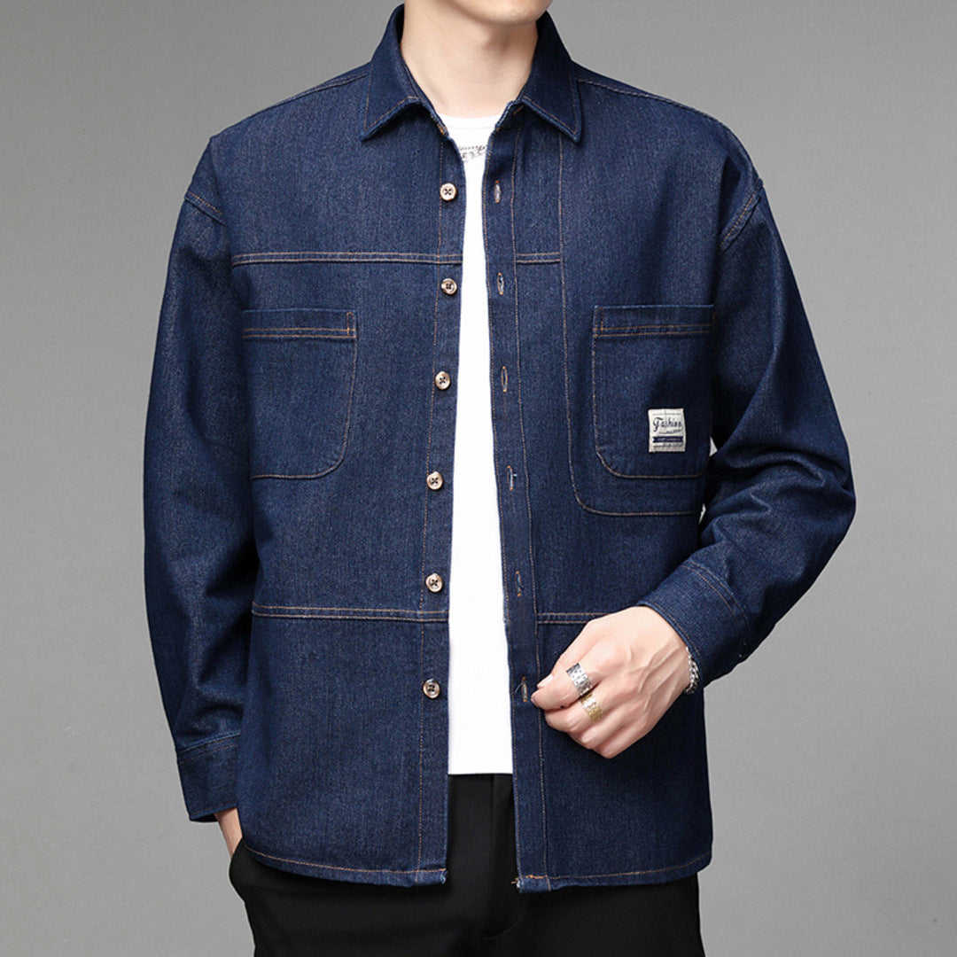 COTTON DENIM SHIRT