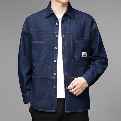 COTTON DENIM SHIRT