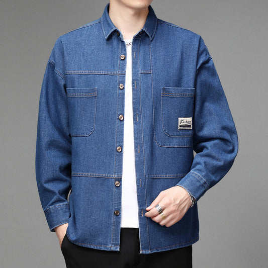 COTTON DENIM SHIRT
