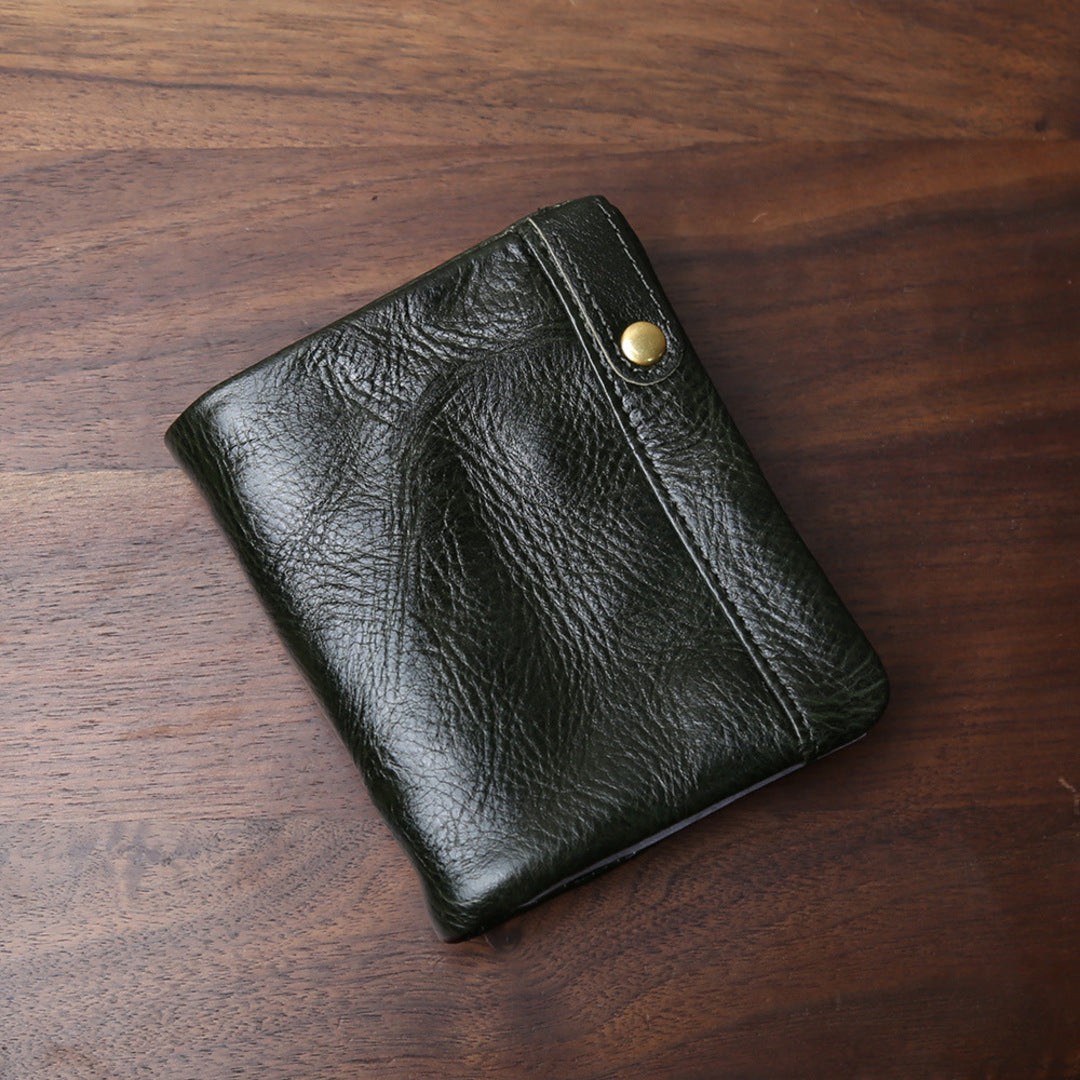 TOP-GRAIN LEATHER WALLET