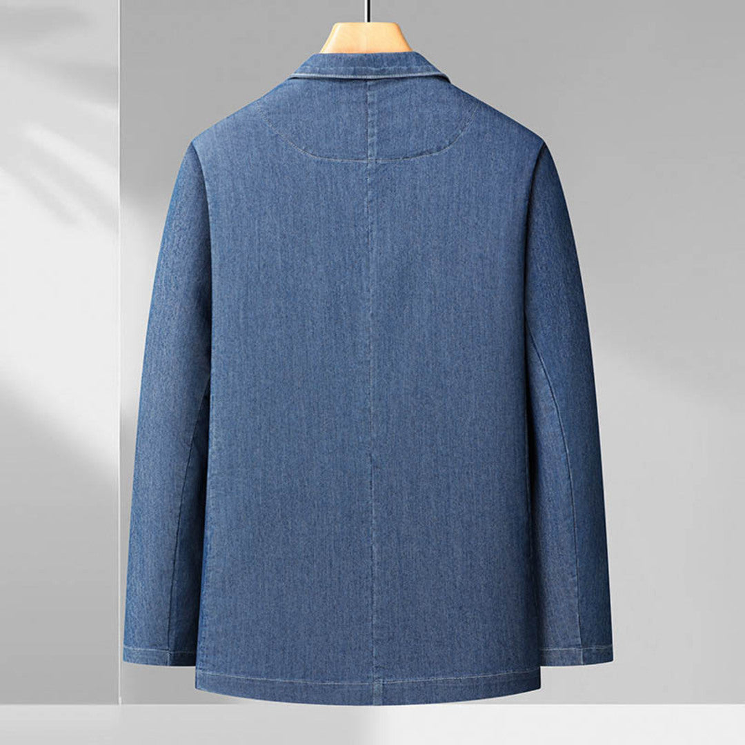 Denim Cotton Blazer
