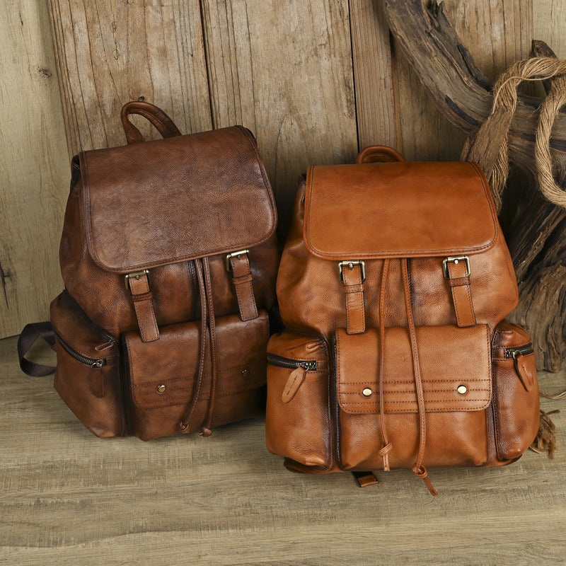 LEATHER EXPLORER BACKPACK