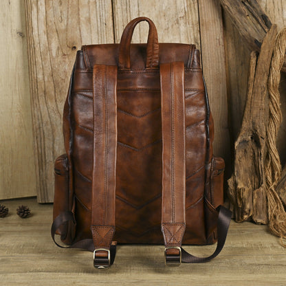 LEATHER EXPLORER BACKPACK