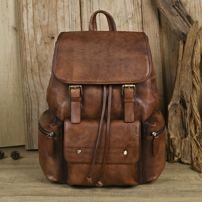 LEATHER EXPLORER BACKPACK