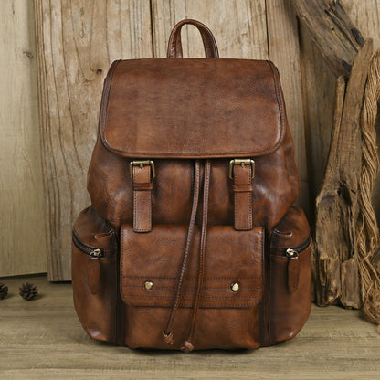 LEATHER EXPLORER BACKPACK