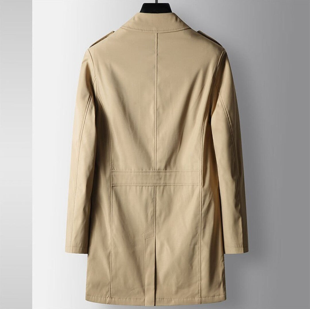 MID-LENGTH TRENCH COAT