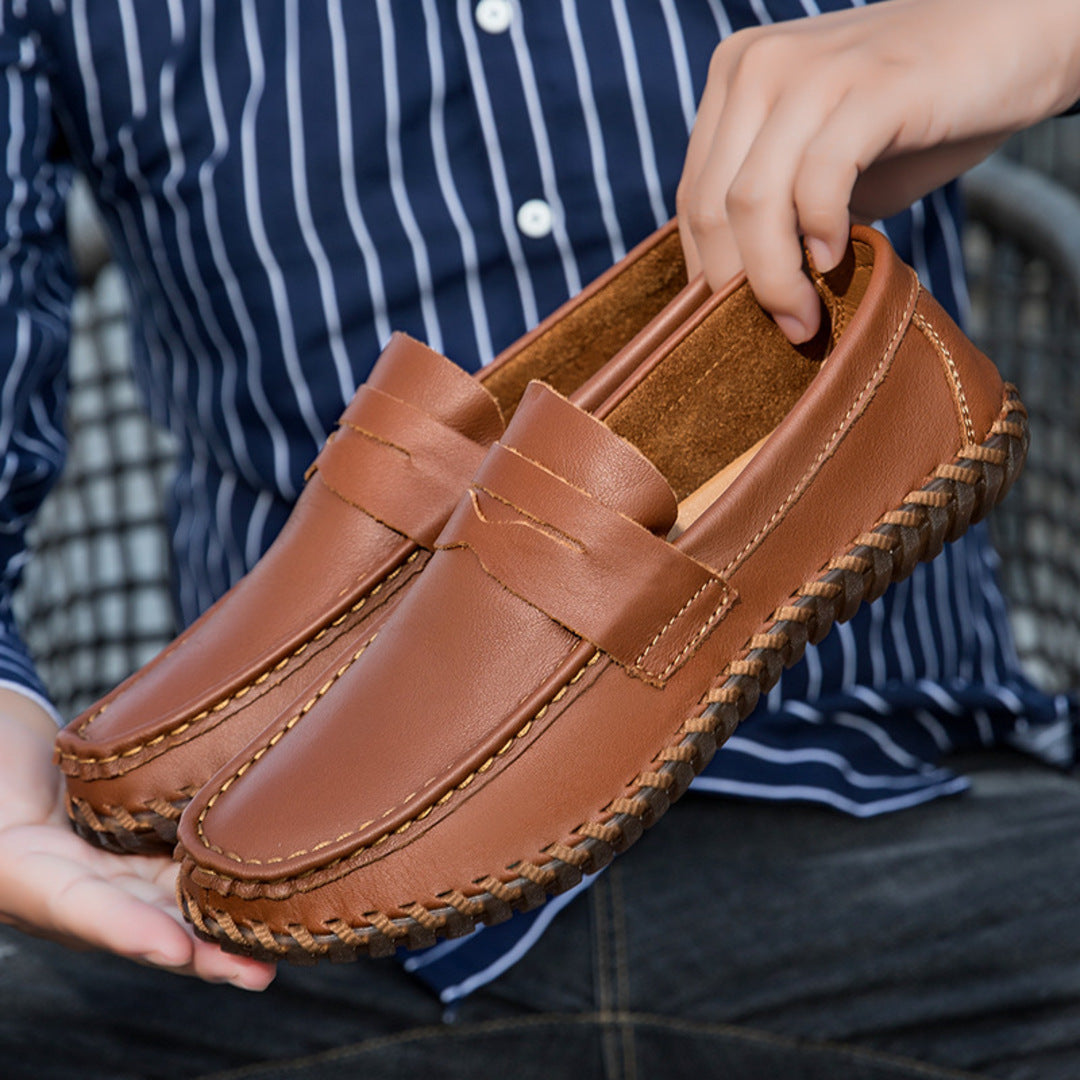 LUXURIOUS GENUINE LEATHER LOAFERS