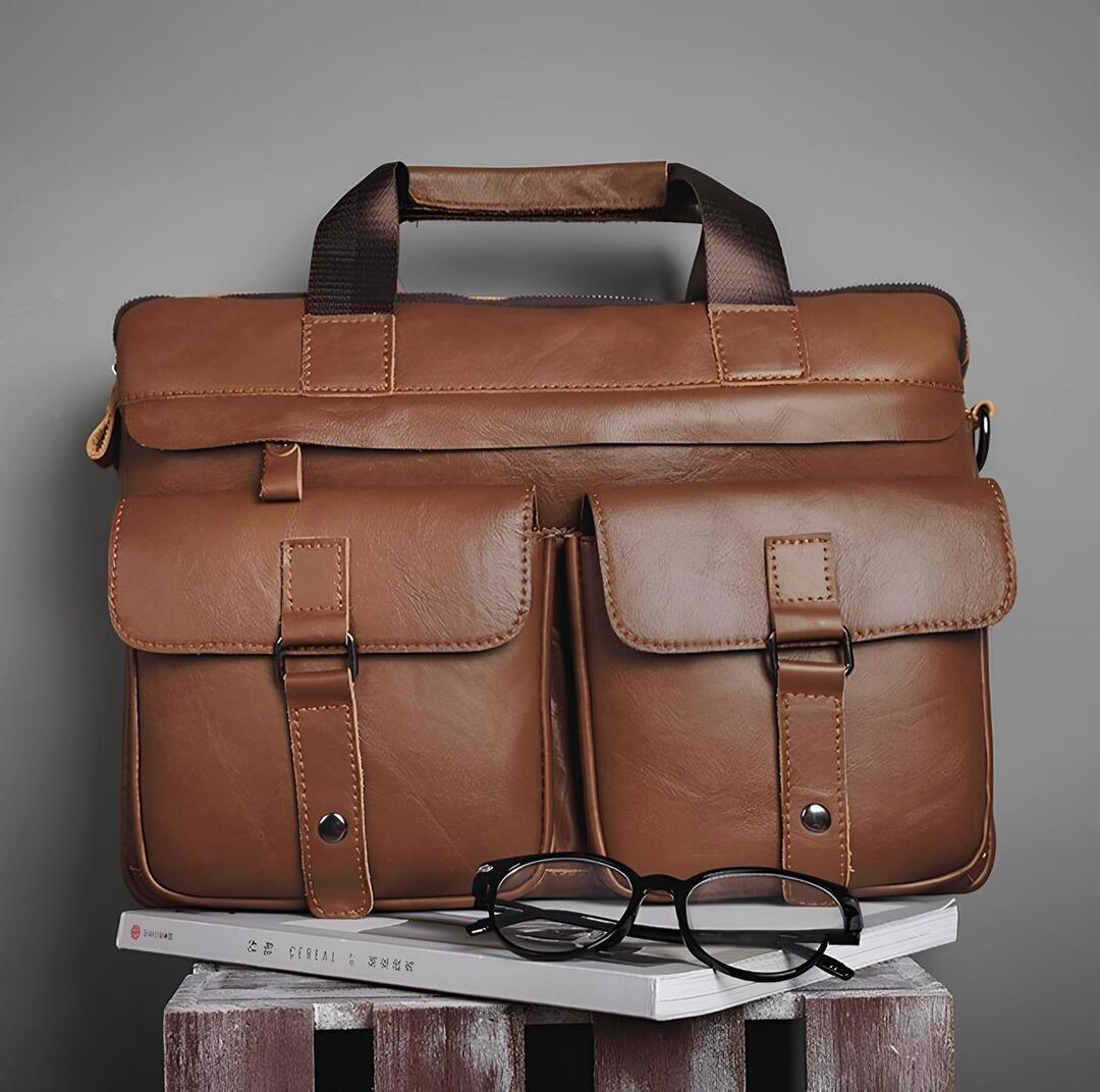 LEATHER LAPTOP BAG