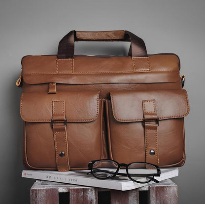 LEATHER LAPTOP BAG