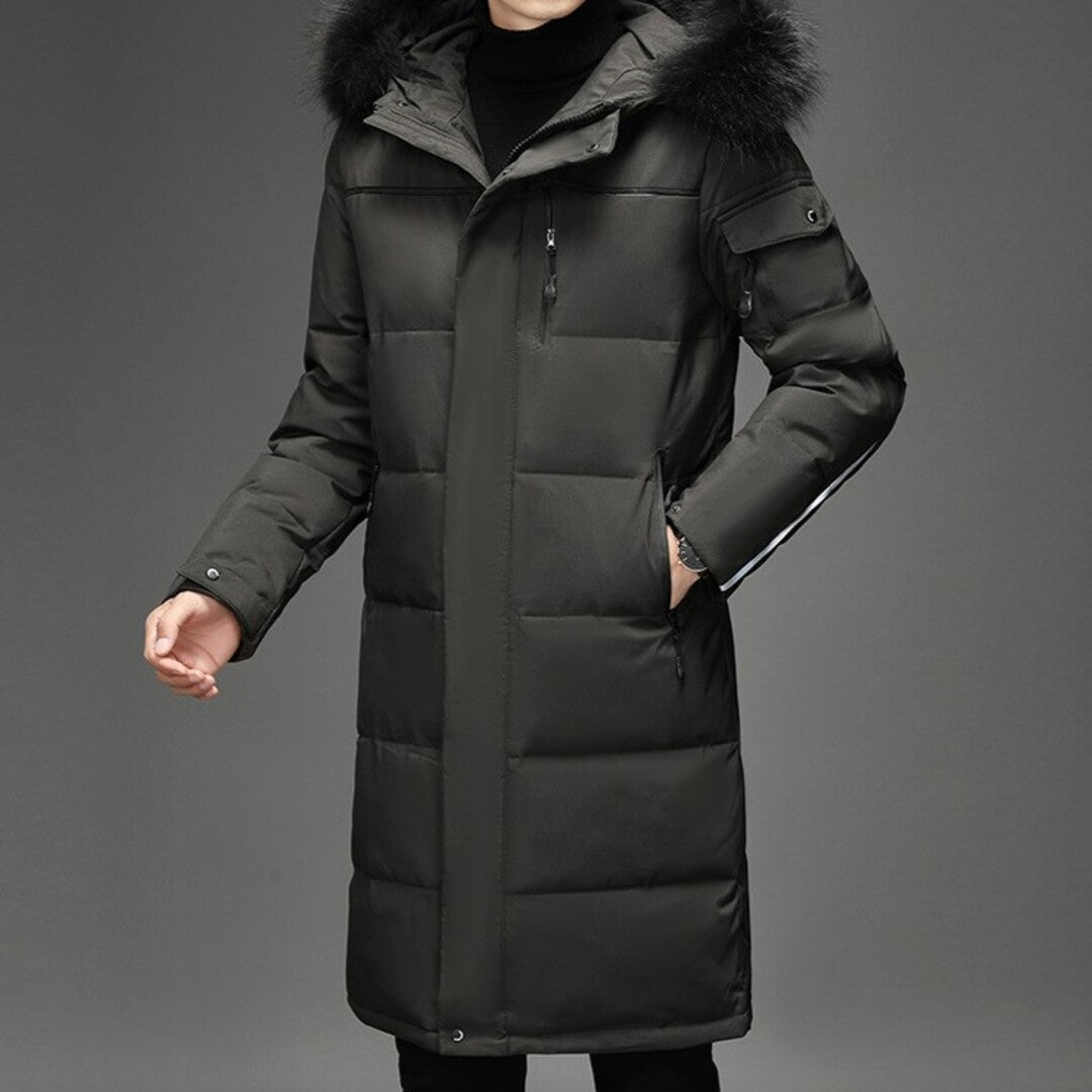 WARM LONG DOWN COAT