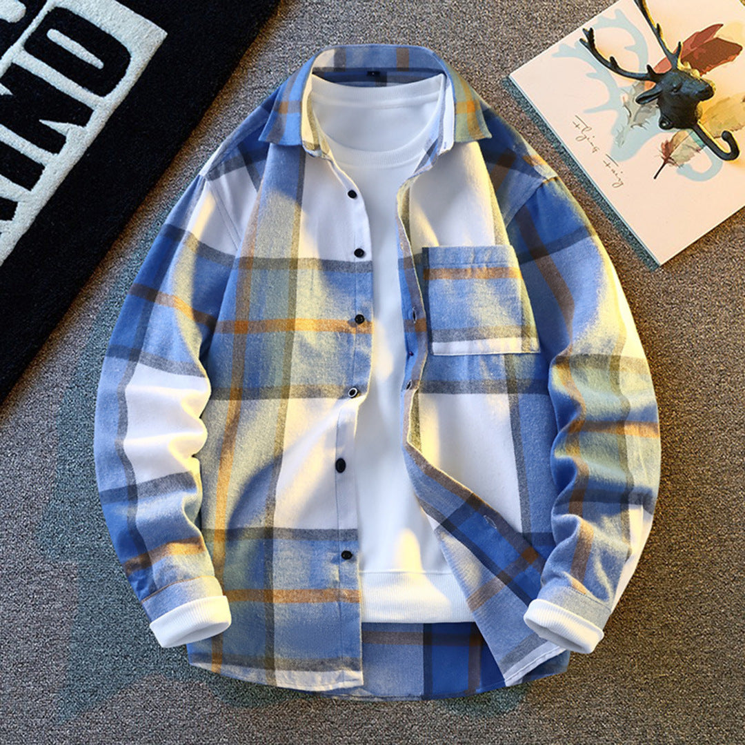 CLASSIC PLAID CASUAL SHIRT