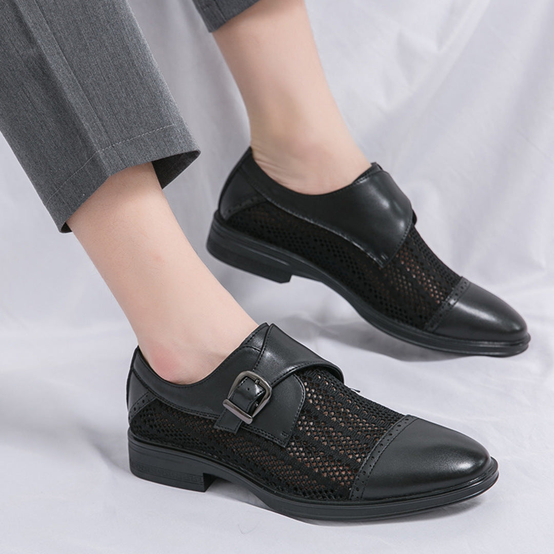 BREATHABLE LEATHER LOAFERS