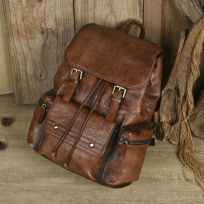LEATHER EXPLORER BACKPACK