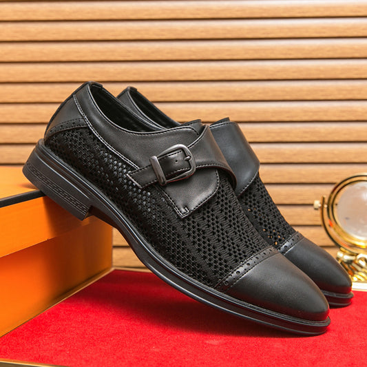 BREATHABLE LEATHER LOAFERS